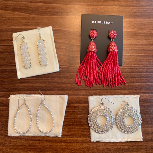 BaubleBar Jewelry - Set of 4 Earrings-various boutiques and Bauble Bar